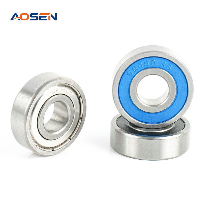 Łożyska kulkowe zwykłe SS 6000 ZZ/2RS ze stali nierdzewnej